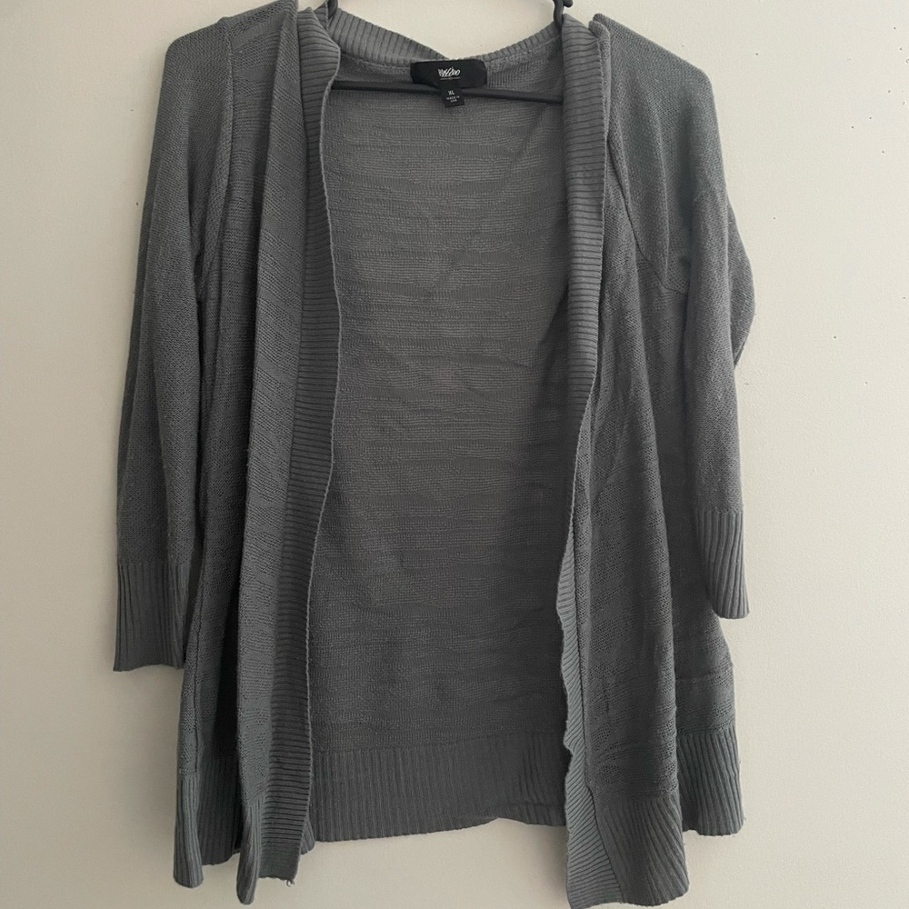 Gray Cardigan